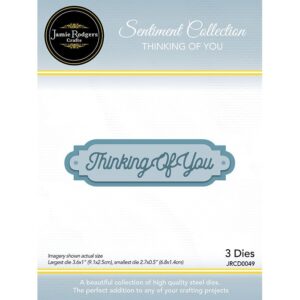 Jamie Rodgers Crafts Thinking Of You Layered Sentiment