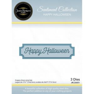 Jamie Rodgers Crafts Happy Halloween Layered Sentiment