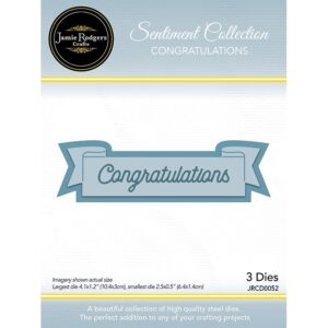 Jamie Rodgers Crafts Congratulations Layered Sentiment