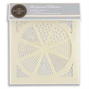 Jamie Rodgers Crafts Kaleidoscope Segments 8x8" Stencil