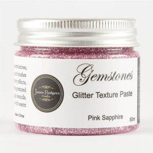 Jamie Rodgers Crafts Gemstones Glitter Texture Paste - Pink Sapphire