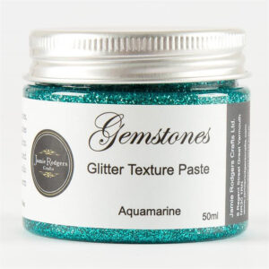 Jamie Rodgers Crafts Gemstones Glitter Texture Paste - Aquamarine