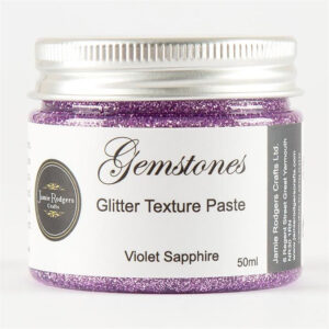 Jamie Rodgers Crafts Gemstones Glitter Texture Paste - Violet Sapphire