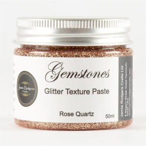 Jamie Rodgers Crafts Gemstones Glitter Texture Paste - Rose Quartz
