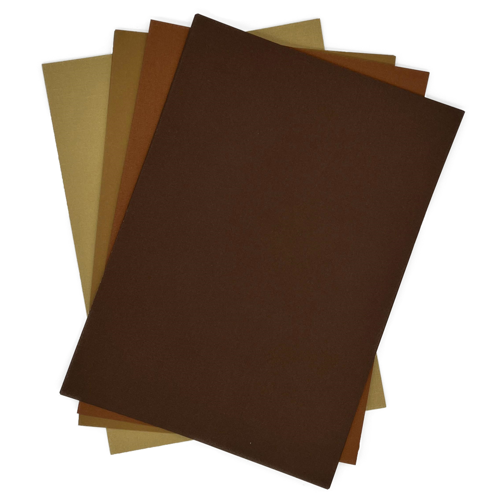 Craft Artist Canvas Card Winter Browns