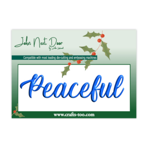 John Next Door Cutting Die Peaceful