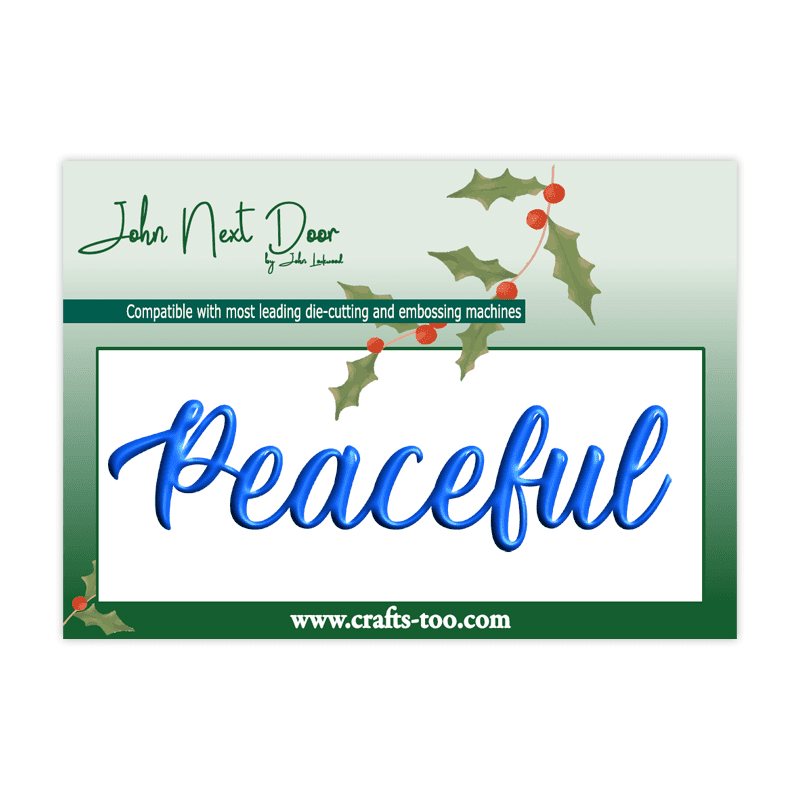 John Next Door Cutting Die Peaceful