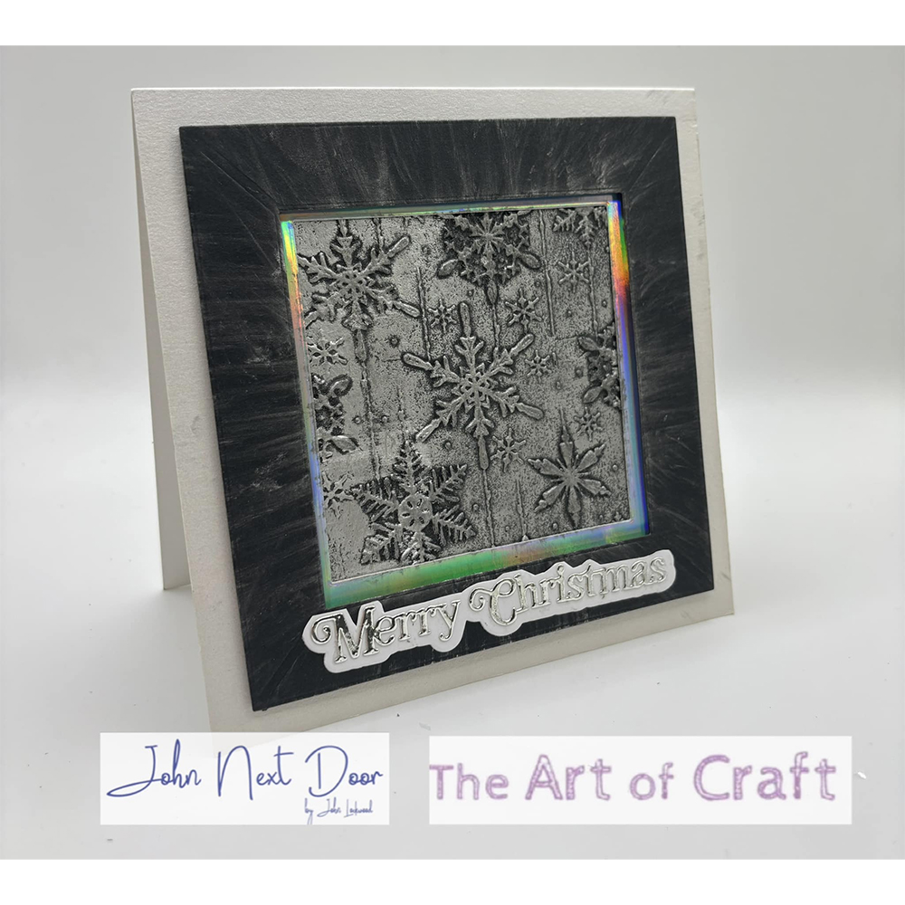 John Next Door 3D Embossing Folders – Retro Baubles & Snowflakes