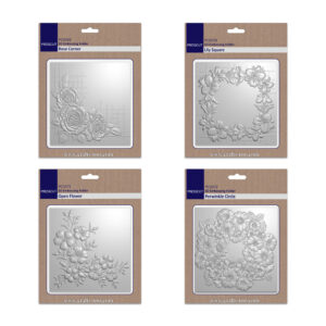 Presscut Flower 3D Embossing Folders set