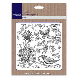 Presscut 3D Embossing Folder Toile