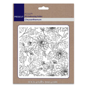 Presscut 3D Embossing Folder Chrysanthemum