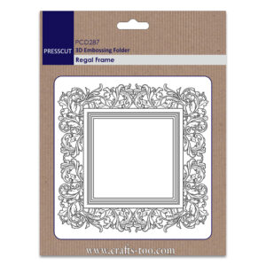Presscut 3D Embossing Folder Regal Frame