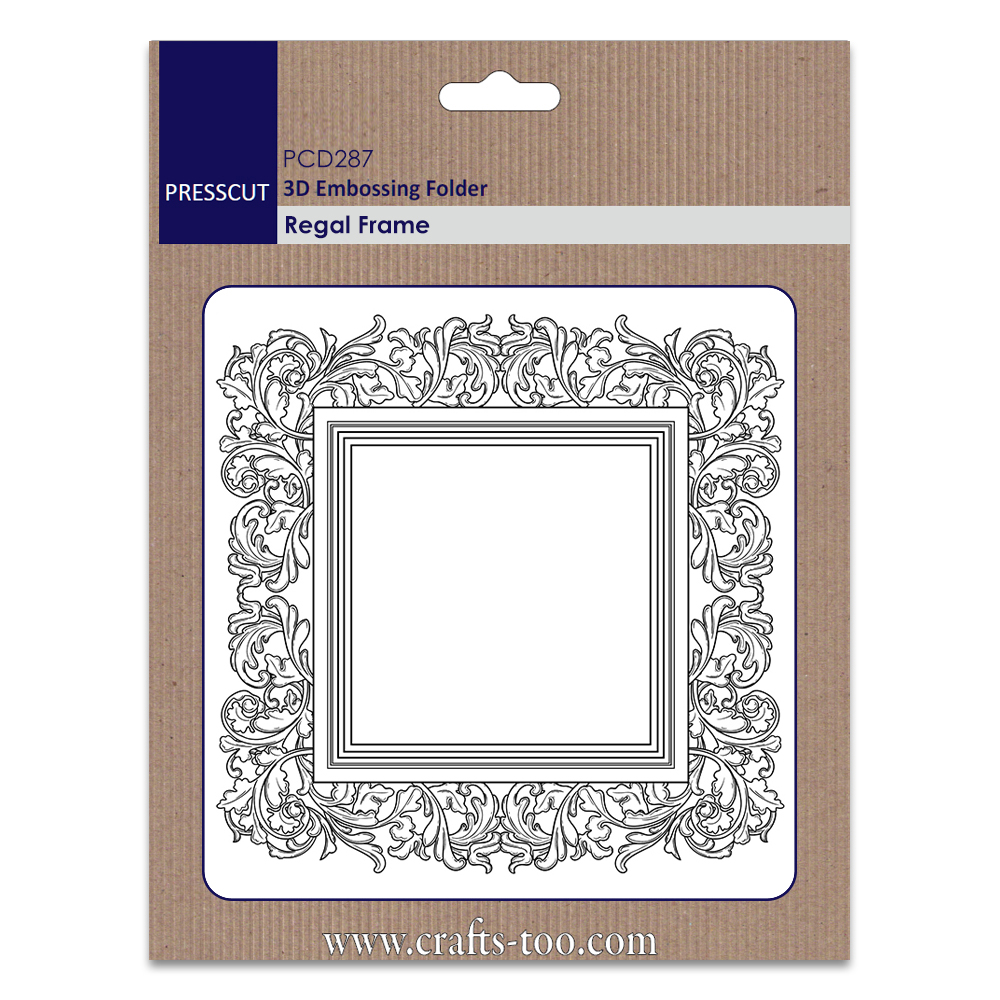 Presscut 3D Embossing Folder Regal Frame