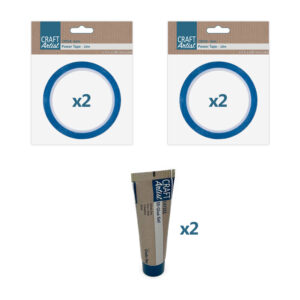Craft Artist Power Tape - 2 x 6mm, 2 x 9mm - 3D Glue Gel x 2