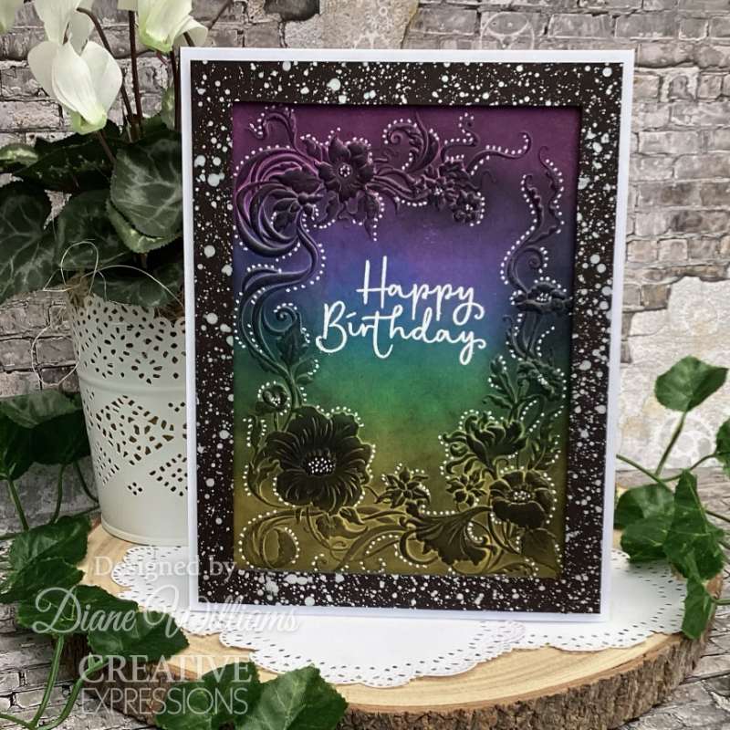 Papercuts 3D Embossing Folder - Ribbon Blooms