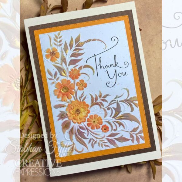 Creative Expressions Petal Cascade 5 in x 7 in 3D Embossing Folder ...