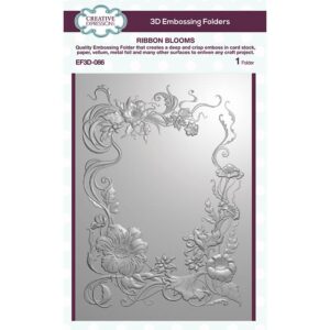 Papercuts 3D Embossing Folder - Ribbon Blooms
