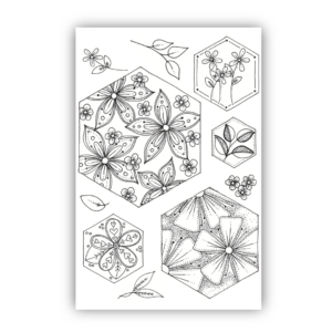 Julie Hickey Designs Blooming Delightful A6 Stamp Set