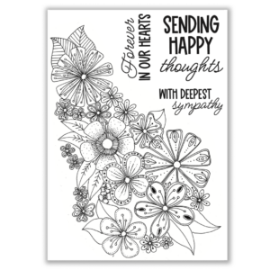 Julie Hickey Designs Blooming Bouquet A5 Stamp Set