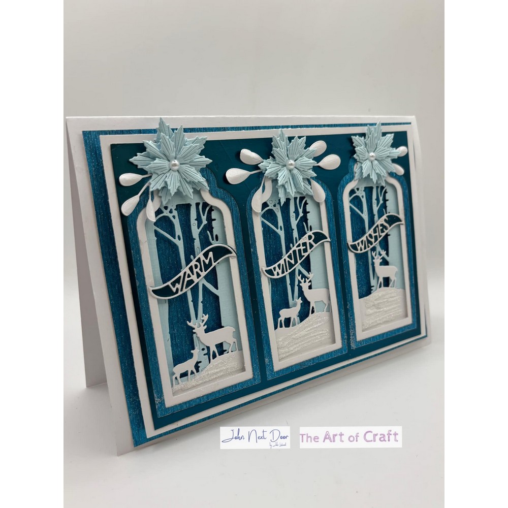John Next Door Cutting Die - Deer Scene Tags - Image 4