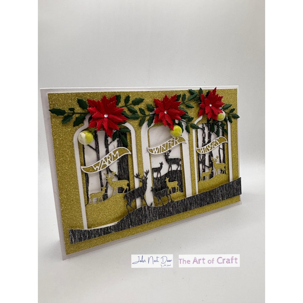 John Next Door Cutting Die - Deer Scene Tags - Image 6