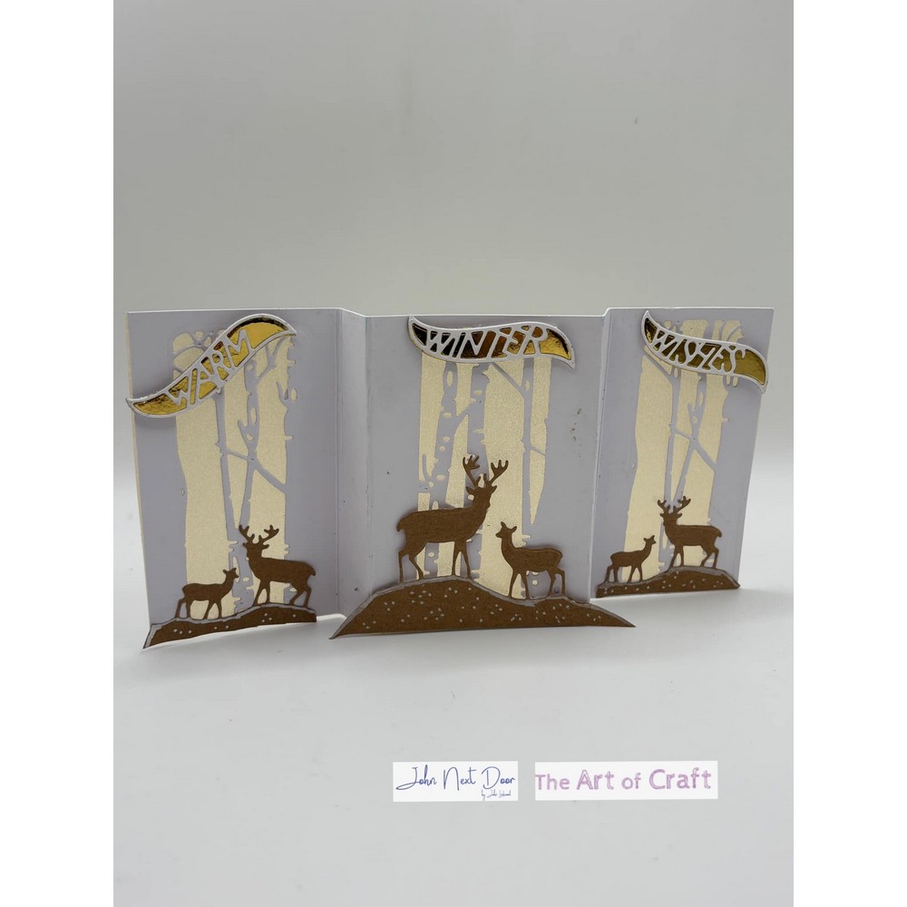 John Next Door Cutting Die - Deer Scene Tags - Image 7