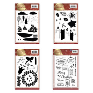 Precious Marieke Merry and Bright Christmas Clear Stamp set