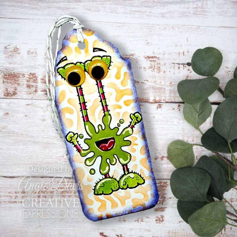 Woodware Funky Swirls 6 in x 6 in Stencil - Image 7