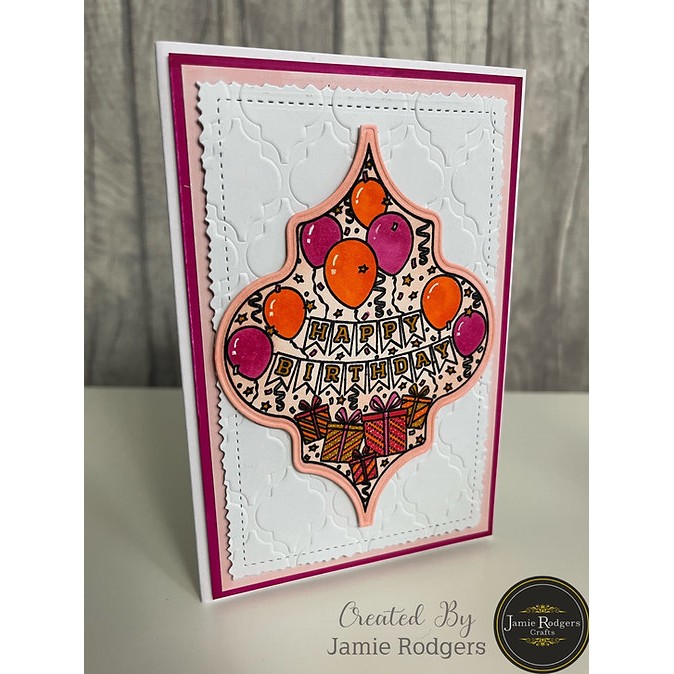 Jamie Rodgers Crafts Happy Birthday DL Clear Stamp Set - Image 4