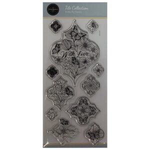 Jamie Rodgers Crafts Butterfly Florals DL Clear Stamp Set