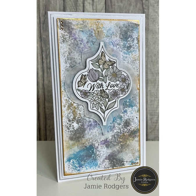 Jamie Rodgers Crafts Butterfly Florals DL Clear Stamp Set - Image 2