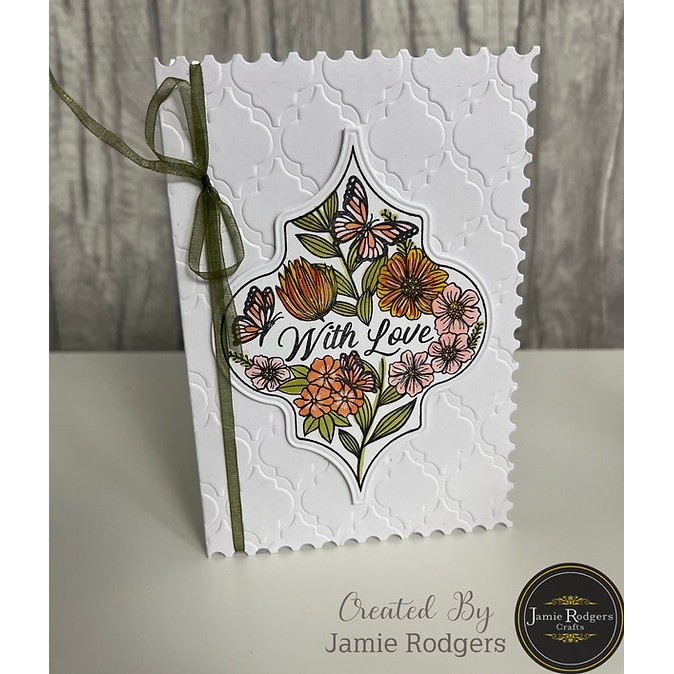 Jamie Rodgers Crafts Butterfly Florals DL Clear Stamp Set - Image 7