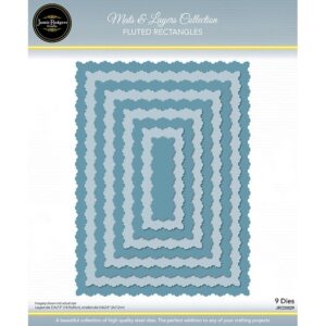 Jamie Rodgers Crafts Fluted Rectangles Die Set