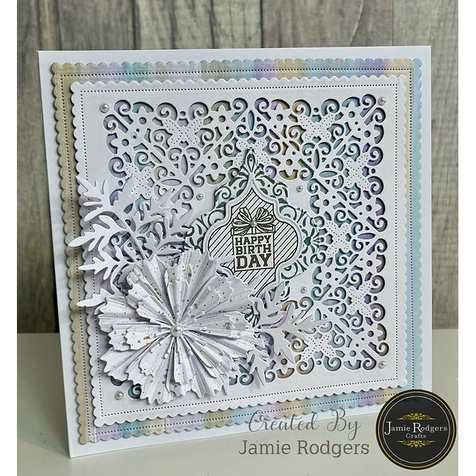 Jamie Rodgers Crafts Scallop Edge & Pierced Rectangles Dies - Image 4