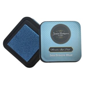 Jamie Rodgers Crafts Metallic Ink Pad - Sea Breeze Blue