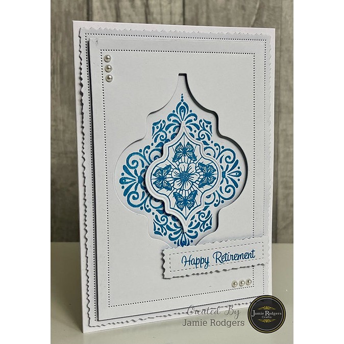 Jamie Rodgers Crafts Metallic Ink Pad - Sea Breeze Blue - Image 4