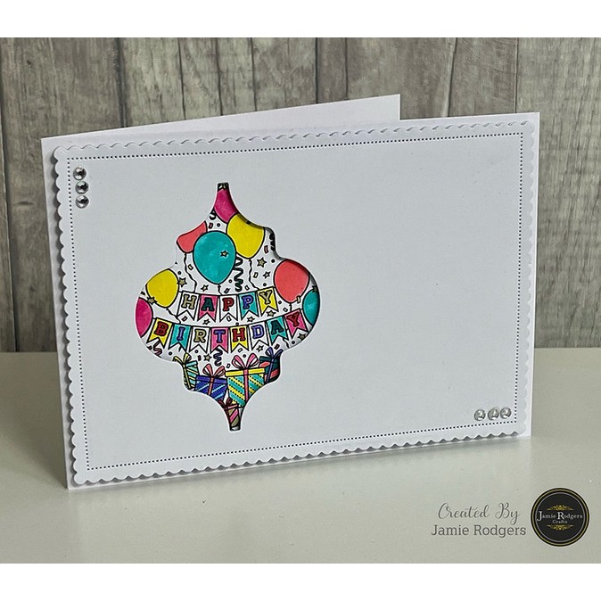 Jamie Rodgers Crafts Metallic Ink Pad - Sea Breeze Blue - Image 3