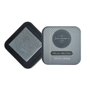 Jamie Rodgers Crafts Metallic Ink Pad - Silver Lining