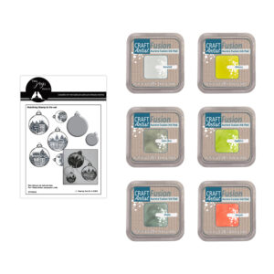 Two Jays Scenic Bauble & Sparkle Ink Pad Collection - Stamps, Dies & Ink Pads