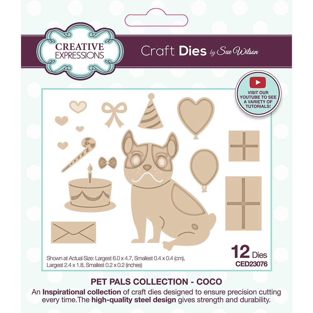 Sue Wilson Pet Pals Coco Craft Die