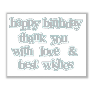 Julie Hickey Designs Hazel's Sentiment Medley Die Set