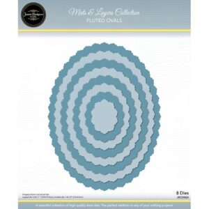 Jamie Rodgers Crafts Fluted Ovals Die Set