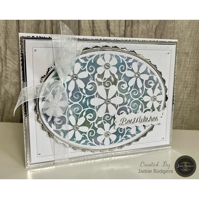 Jamie Rodgers Crafts Best Wishes Layered Sentiment - Image 2