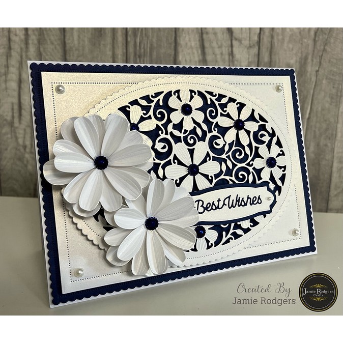 Jamie Rodgers Crafts Best Wishes Layered Sentiment - Image 5