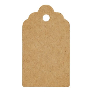 Tags Brown 3 x 5cm