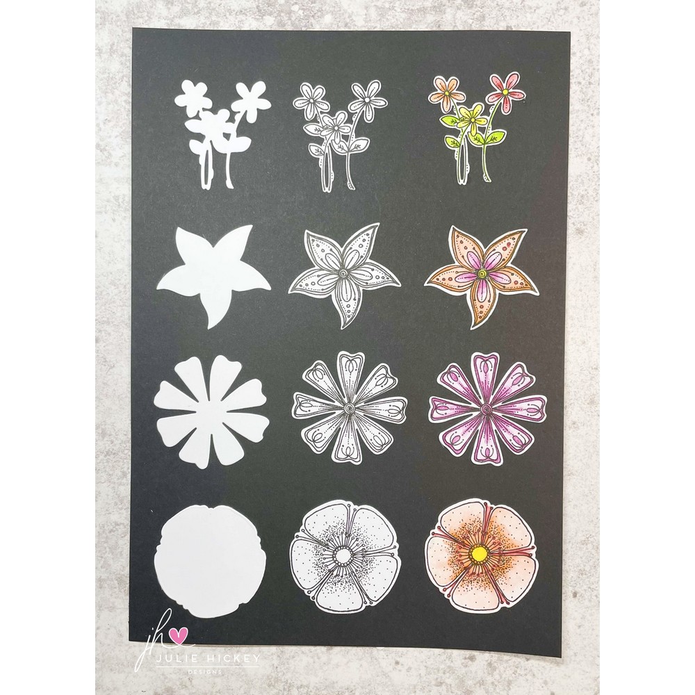 Julie Hickey Designs Perfectly Pretty Blooms Die Set - Image 2