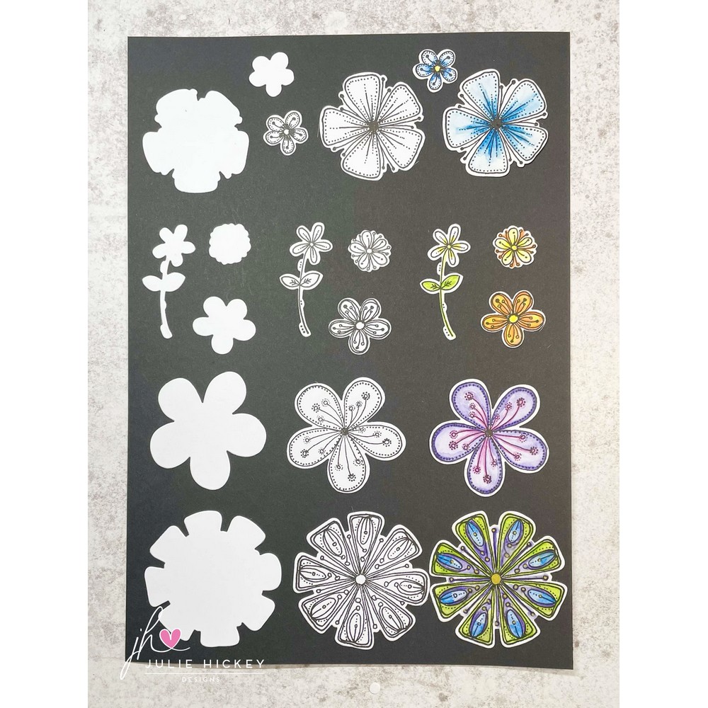 Julie Hickey Designs Perfectly Pretty Blooms Die Set - Image 3
