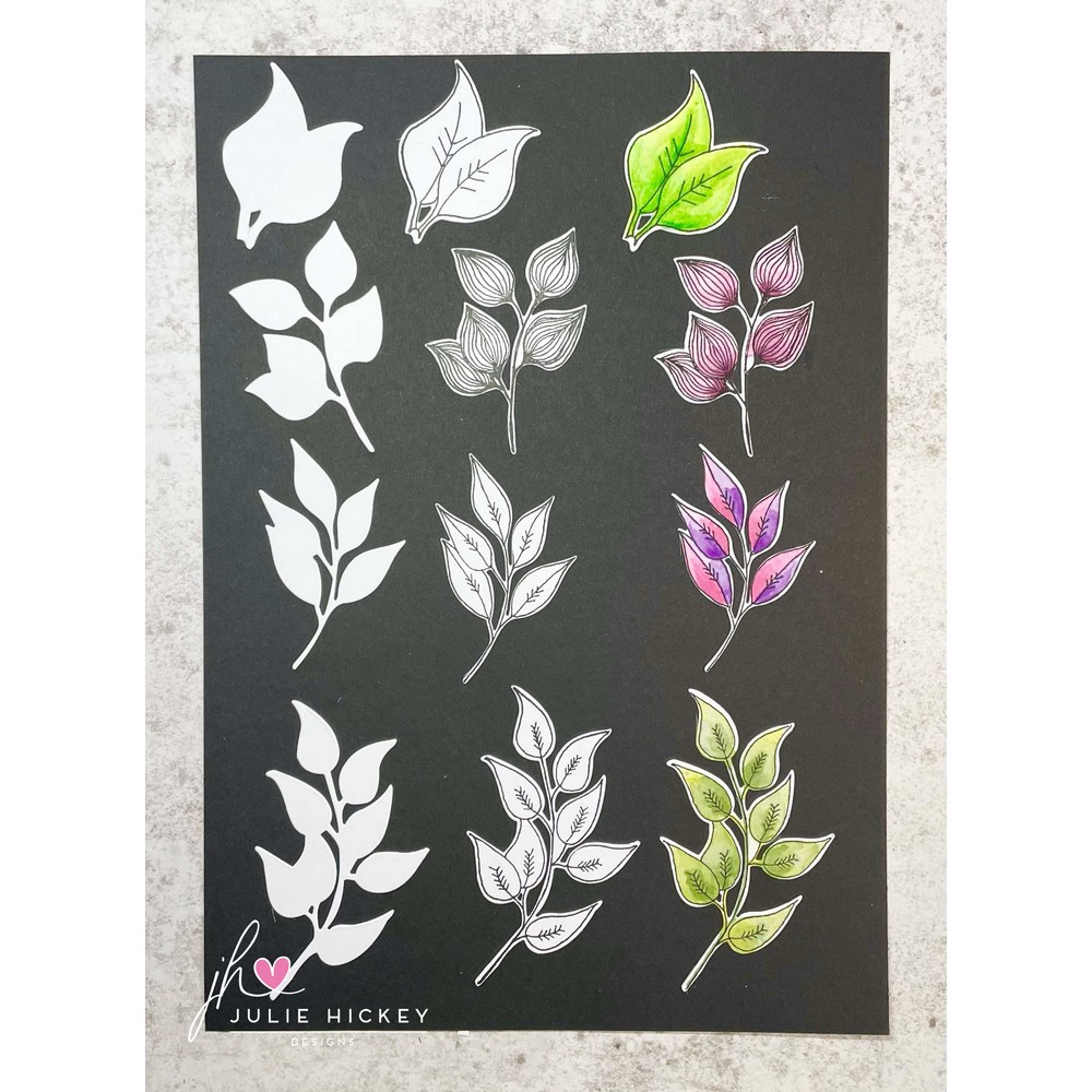 Julie Hickey Designs Medley of Leaves Die Set - Image 2