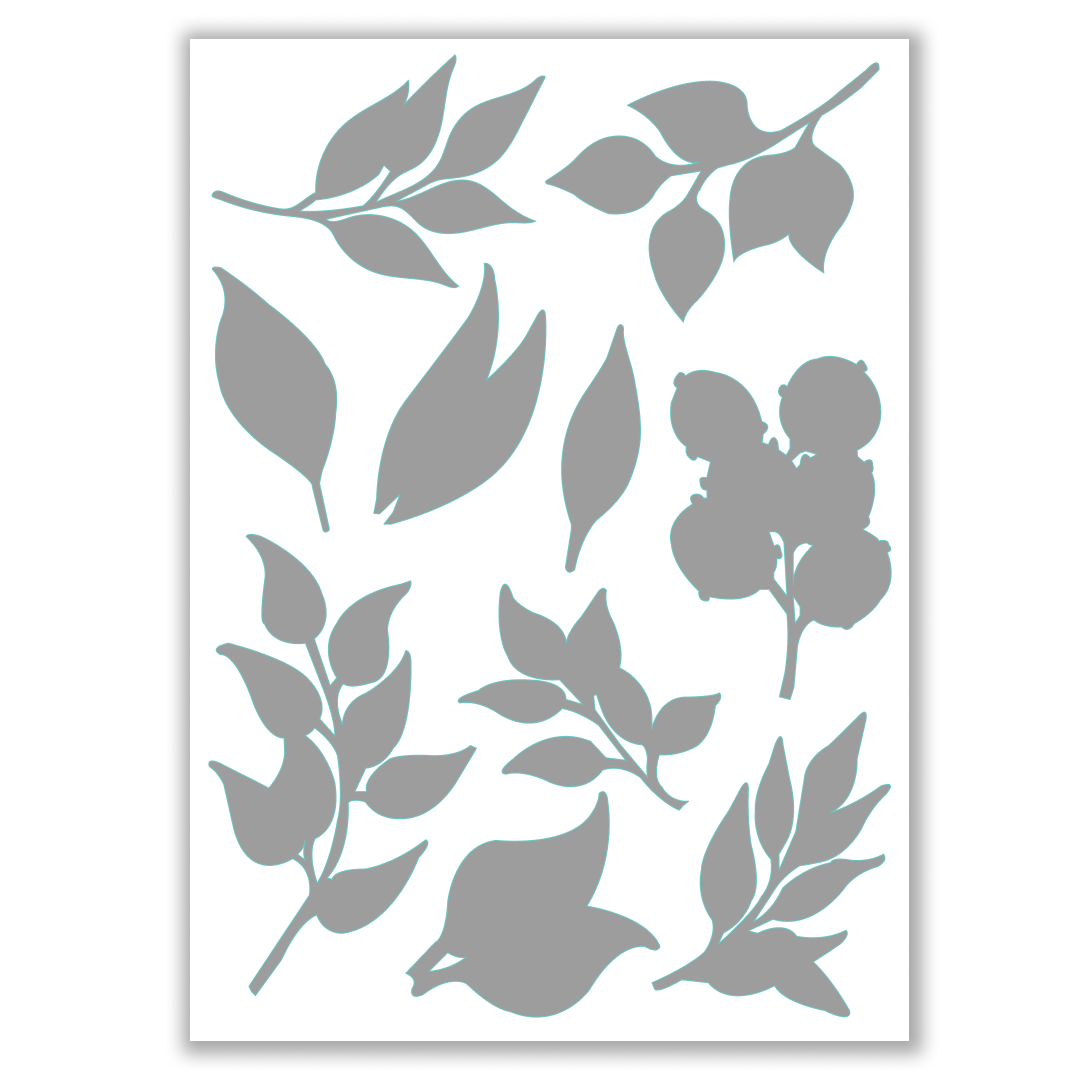 Julie Hickey Designs Medley of Leaves Die Set