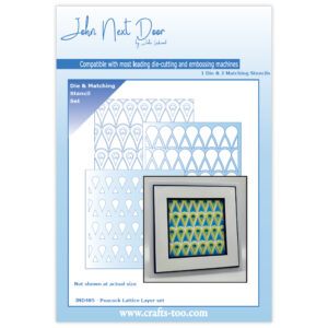 John Next Door Peacock Layer Die and Mask Stencils